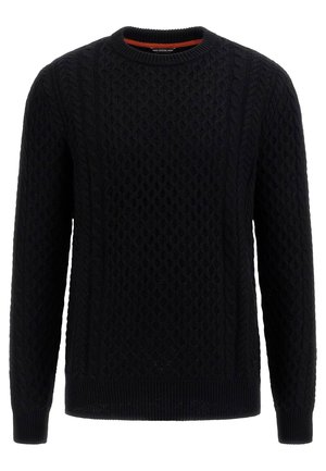 Strickpullover - black