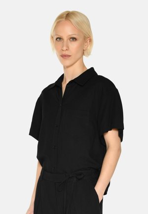 SAGE S/S  - Button-down blouse - 999 black