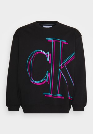 ILLUMINATED CREW NECK - Sweatshirt - black
