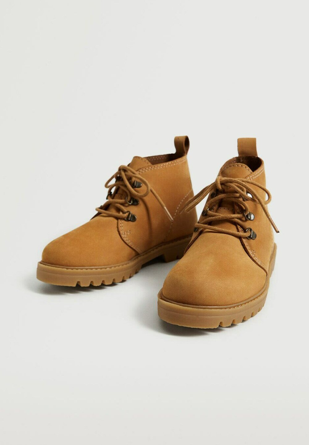 Mango Kids Botines con cordones - ocre - Zalando.es