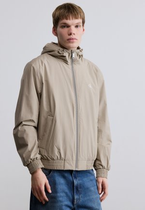 HOODED HARRINGTON - Giacca da mezza stagione - vintage khaki