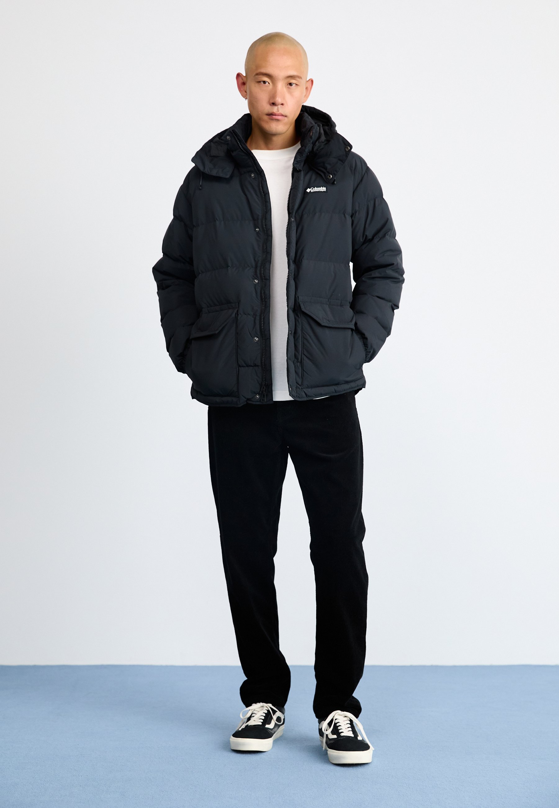 Columbia WALLOWA™ HOODED JACKET - Down jacket - black - Zalando.co.uk