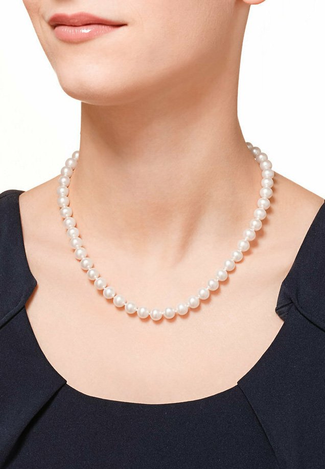 CHRIST Halskette perlmutt/weiß