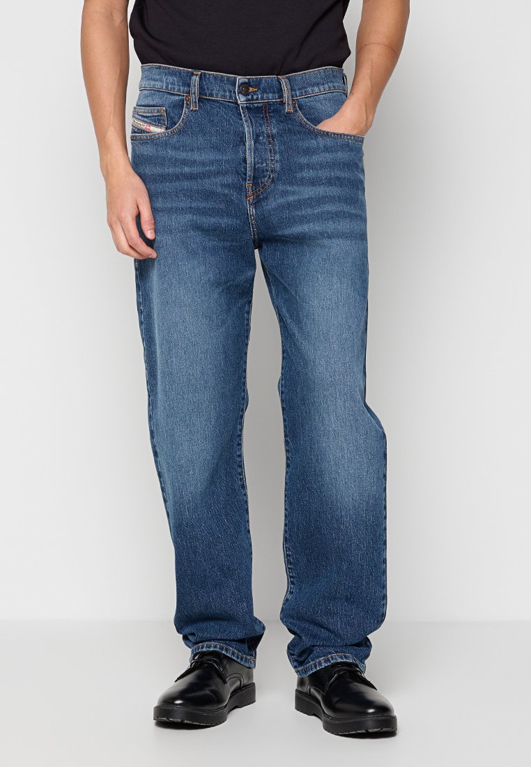 Diesel Wijde jeans blauw denim/bluedenim