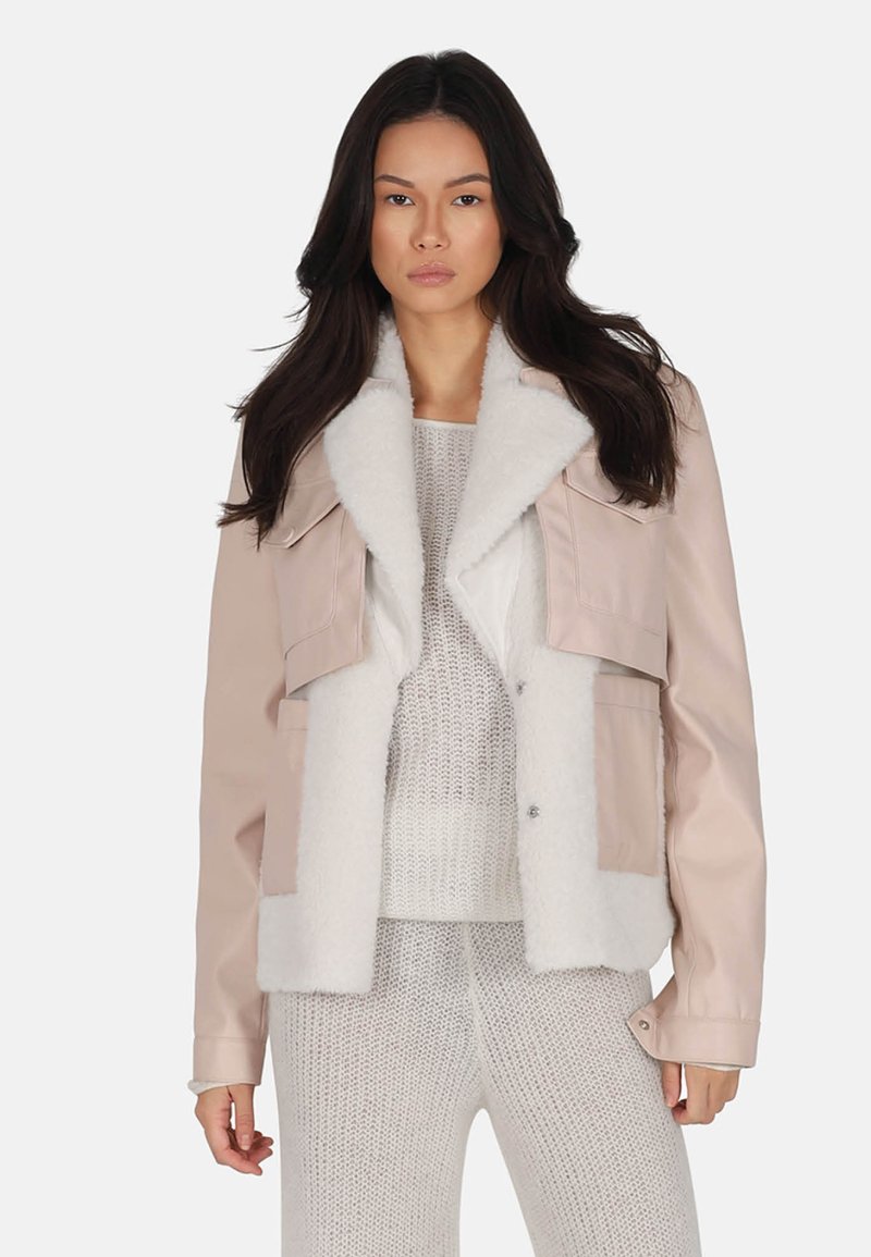 OW Collection OSLO FAUX LEATHER - Imitatieleren jas - multi colored