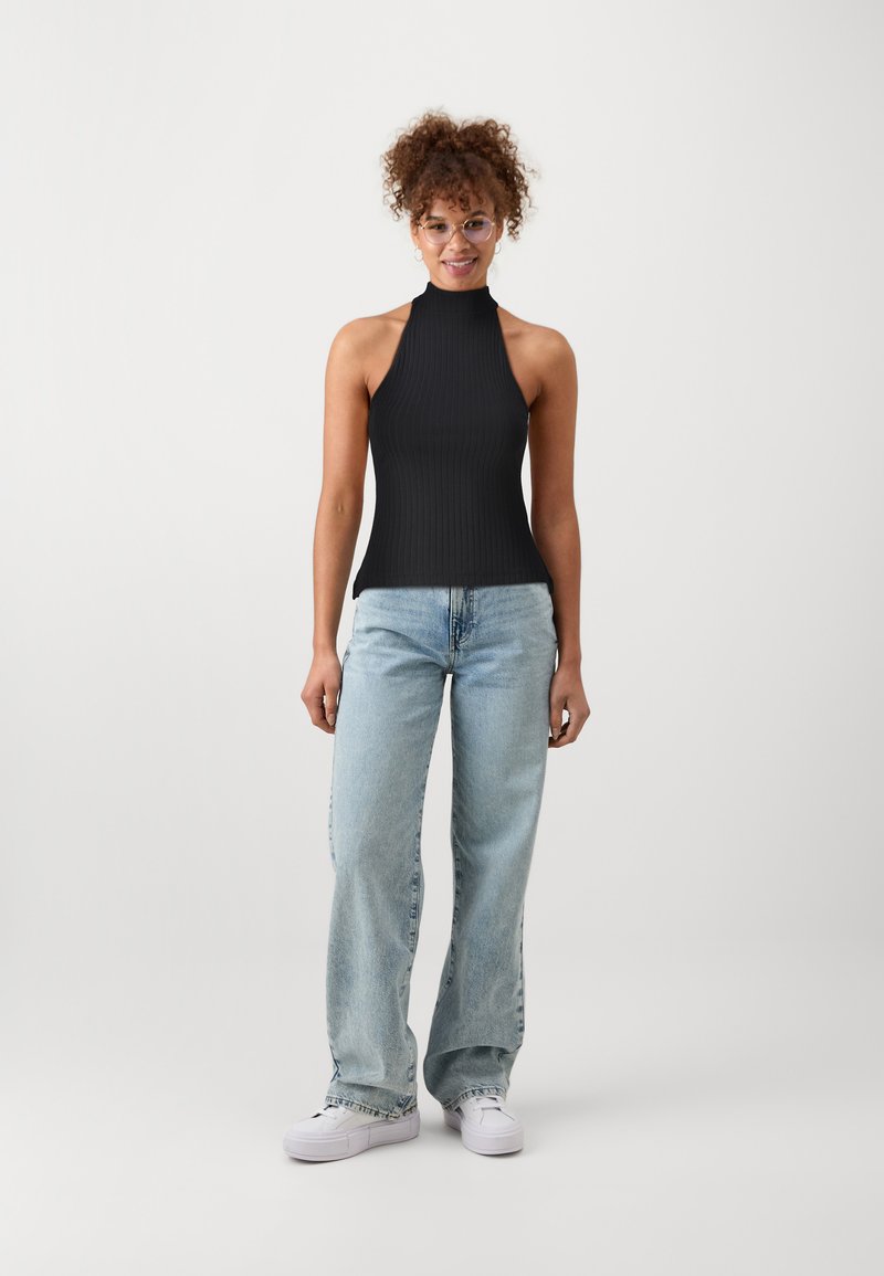 Even&Odd Petite 2 PACK - Topp - off white/black
