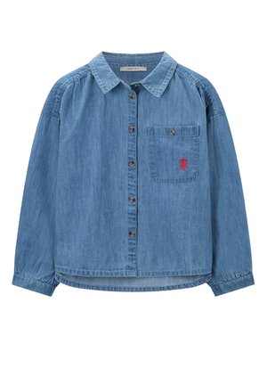 MIT HERZ-DETAIL - Overhemdblouse - blauw