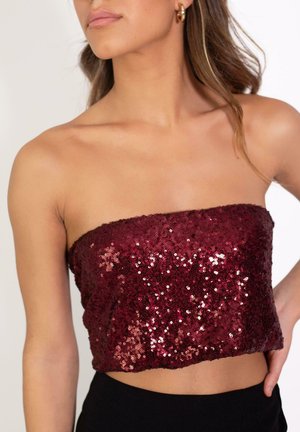 THE-ARE DE LENTEJUELAS SIN MANGAS - Blouse - red