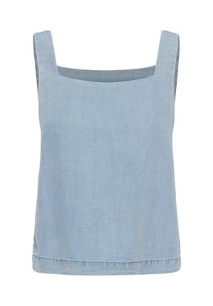 My Essential Wardrobe, MWNELLY DIAS TOP - Blúz - light blue  blue wash