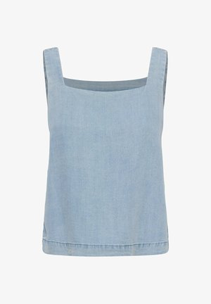 My Essential Wardrobe, MWNELLY DIAS TOP - Blúz - light blue blue wash
