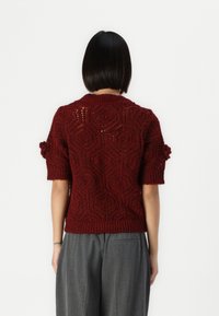 Vero Moda VMVANESSA HIGHNECK - Pullover - syrah
