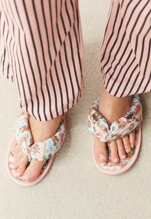 Next, REGULAR FIT - COCA COLA PADDED TOE THONG SLIPPERS - T-bar sandals - pink blue