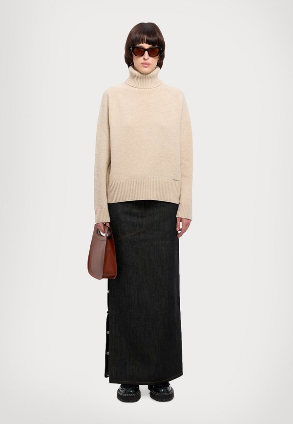 TURTLE NECK - Jumper - sand3