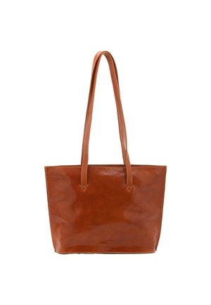 SHOULDER - Borsa a mano - cognac