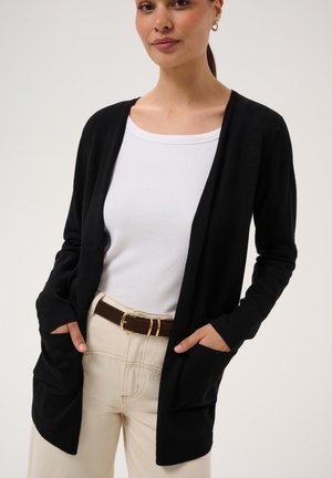 Kaffe, KALIZZA LONG - Strickjacke - black deep