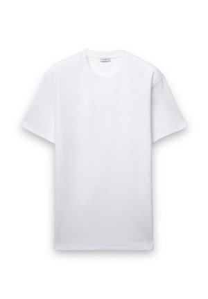 CON LAVORAZIONE - T-Shirt basic - bianco ottico