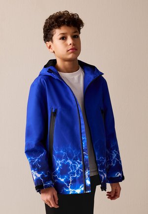 Next, REGULAR FIT - ANORAK - Regenjas - blue lightning print