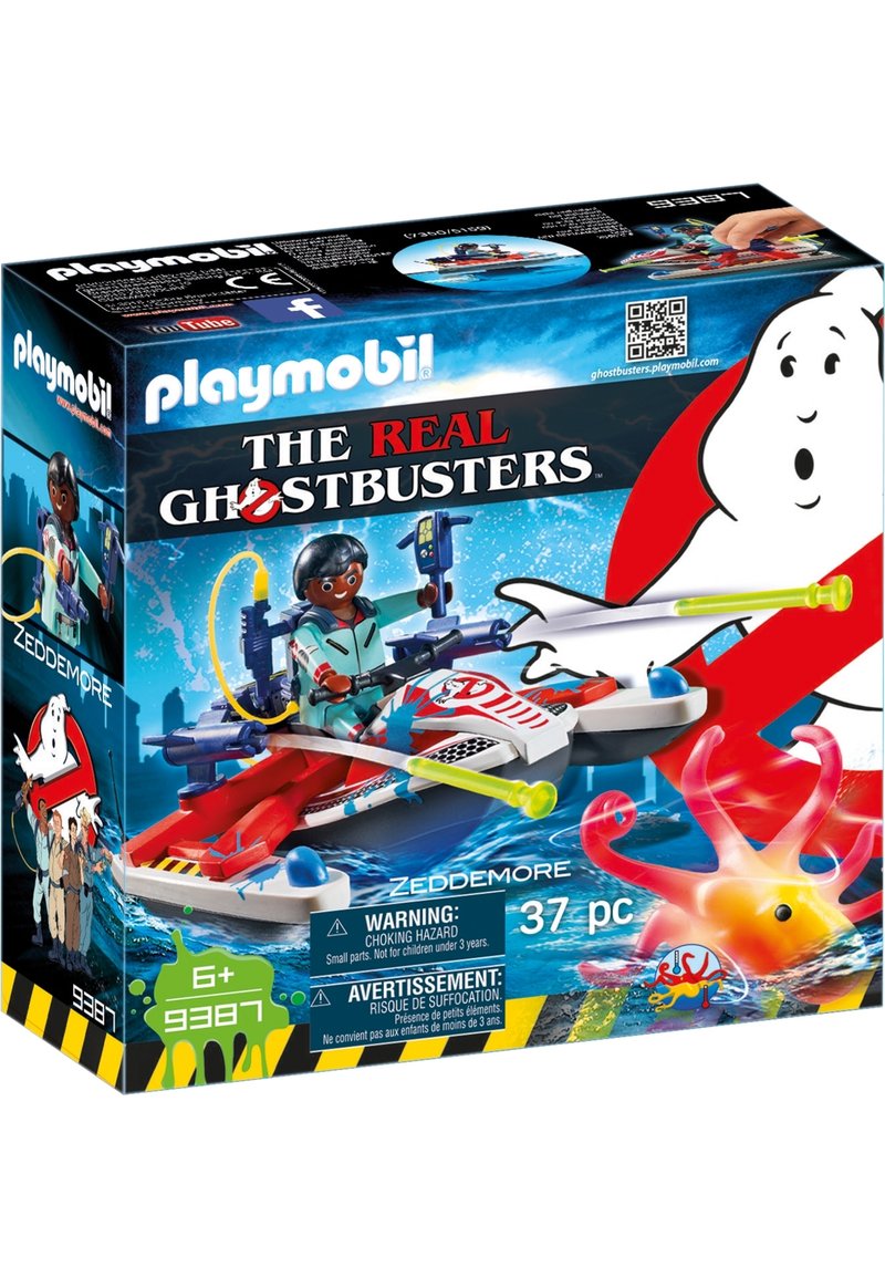 PLAYMOBIL Ghostbusters 70171 | Personaggio Da Collezione W. Zeddemore 15cm | Con Trappola E Raggio Laser | Per Bambini Da 6 Anni - 5