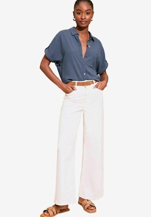 Lipsy SHORT SLEEVE UTILITY - Nööpidega pluus - blue