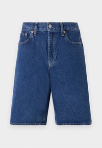 JORT - Farkkushortsit - medium indigo