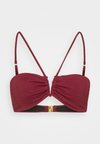BANDEAU - Bikinitop - wine red