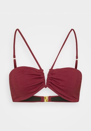 Copenhagen Studios, BANDEAU - Bikinitop - wine red