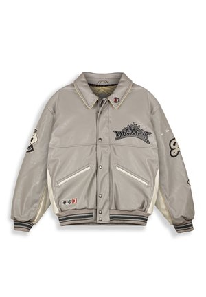 Grimey DEEPER  - Imitatieleren jas - gris