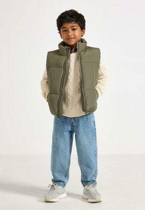 Lindex, LINDEX PUFFER GILET LINDEX - Smanicato - lt dusty khaki