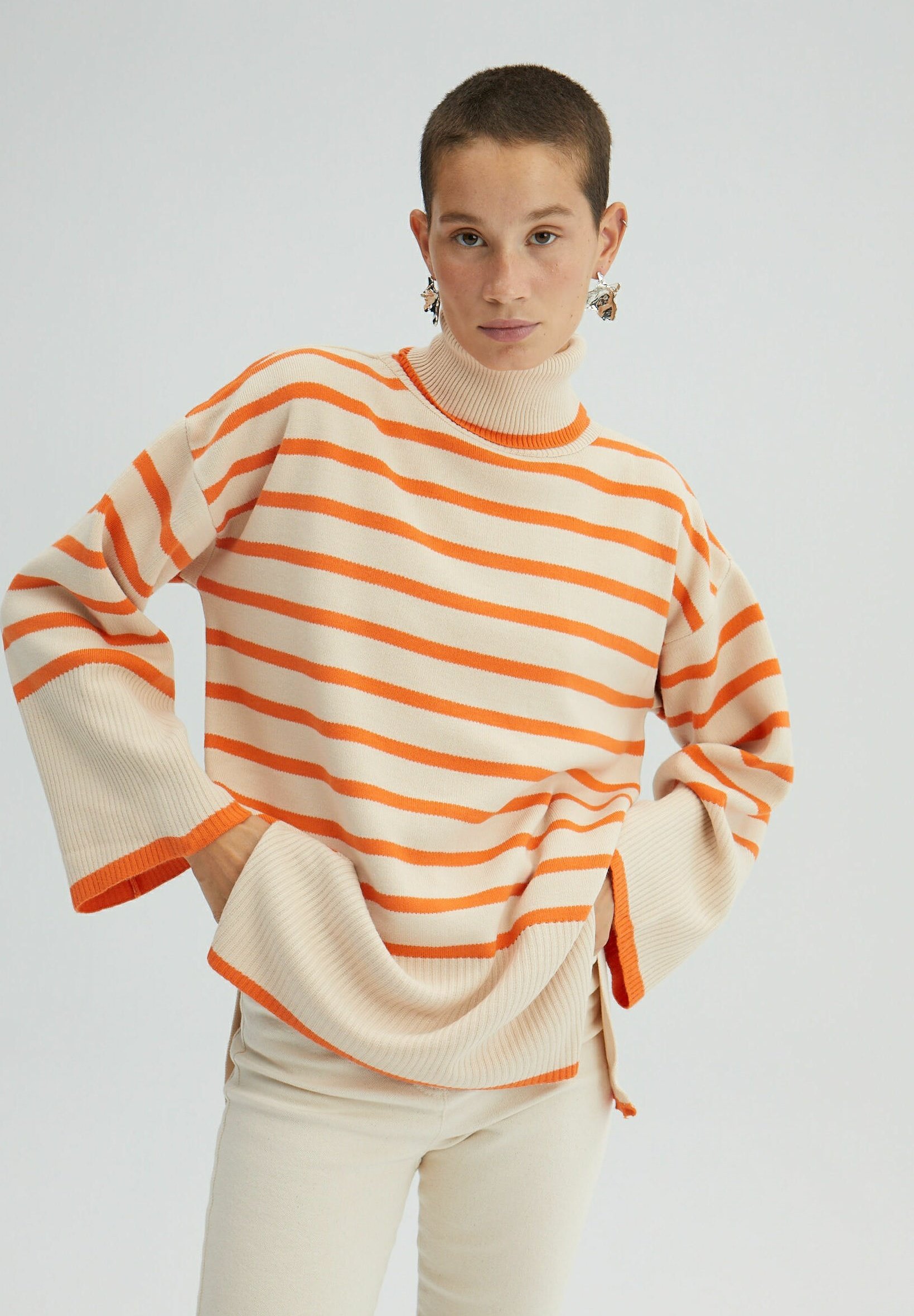 Touché Privé STRIPED - Trui - beige - Zalando.nl