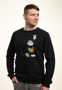 Disney MICKEY CLASSIC TIE DYE MICKEY STROKED - Sudadera - black