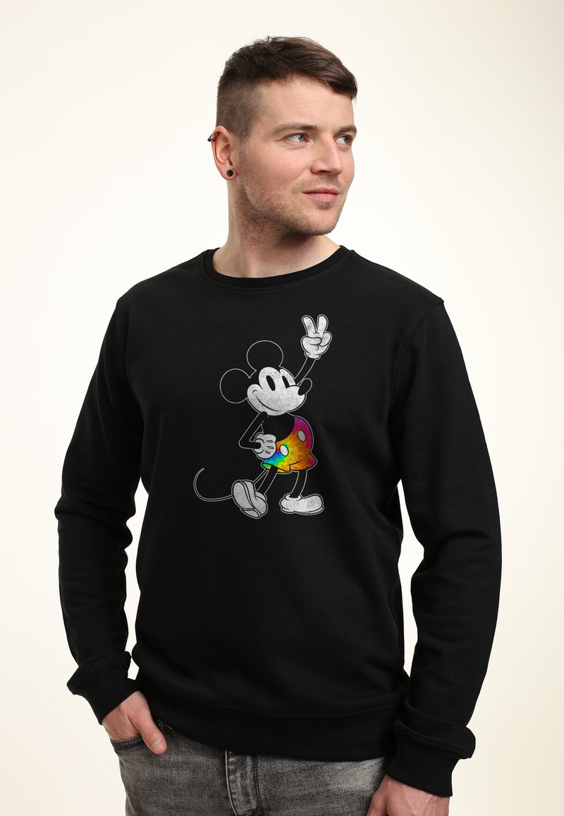 Disney MICKEY CLASSIC TIE DYE MICKEY STROKED - Sudadera - black