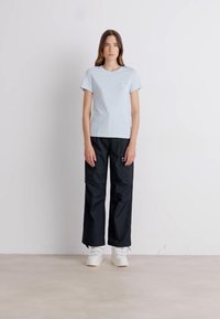 Calvin Klein Jeans MONOLOGO SLIM TEE 2 PACK - Navadna majica - keepsake blue/black