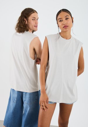 UNISEX 2 PACK - Top - light grey/brown