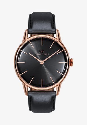 UHR SERENITY NOIR BLACK LEATHER 32MM - Watch - sunray black