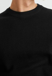 C&A Strickpullover - mottled black