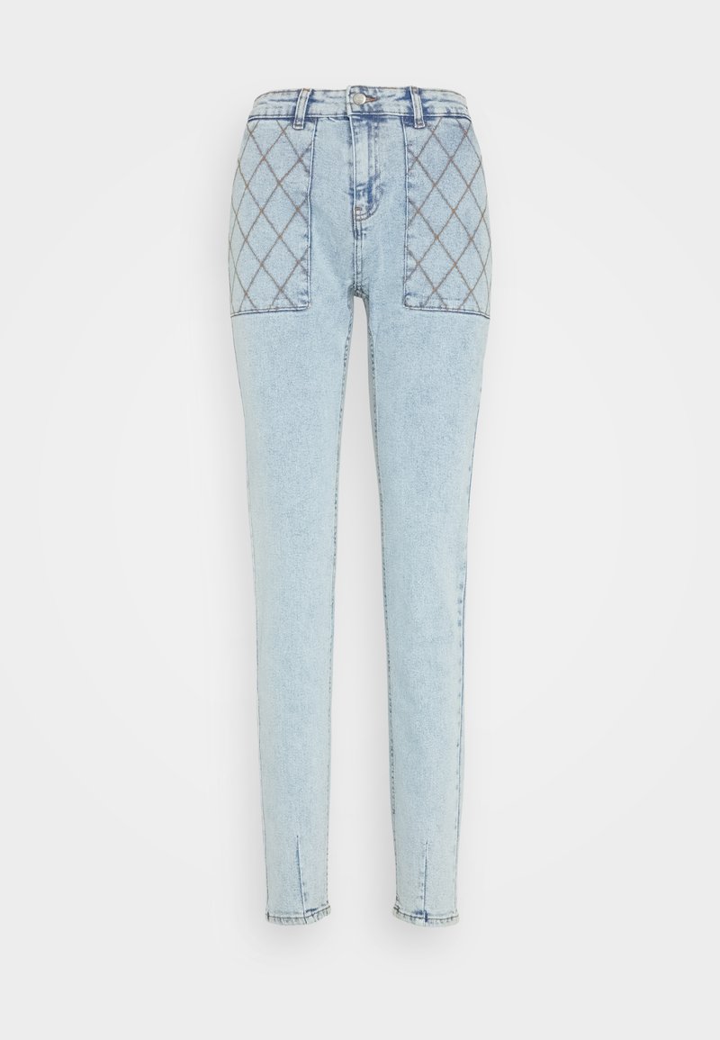 Noisy May Slim fit jeans blauw denim/bluedenim