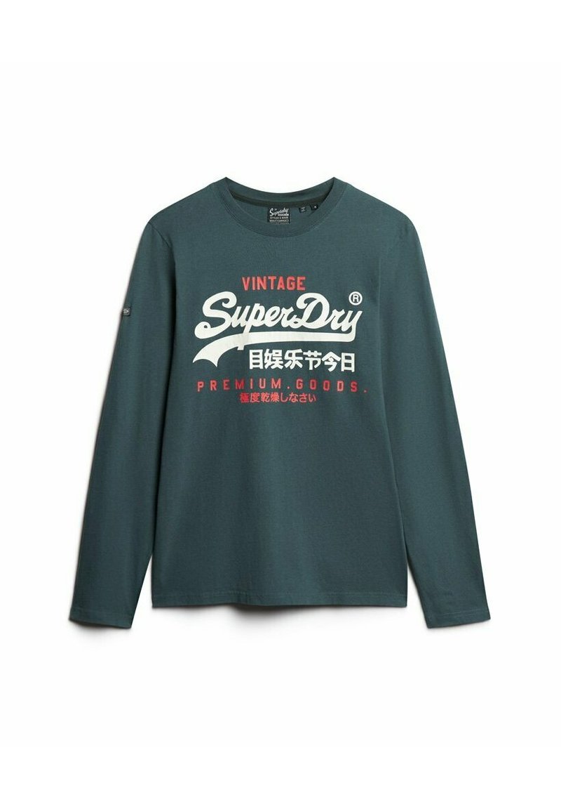Superdry & Co Longsleeve blauw Superdry & Co Longsleeve blauw