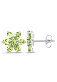 Rafaela Donata PERIDOT EDELSTEIN - Øreringe - silberfarben