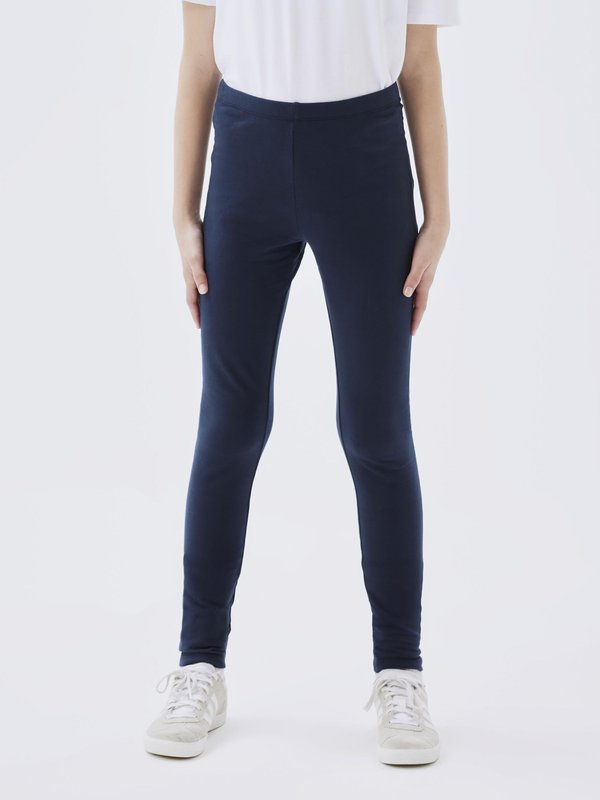 NKFDAVINA SOLID NOOS - Leggings - Trousers - dark sapphire