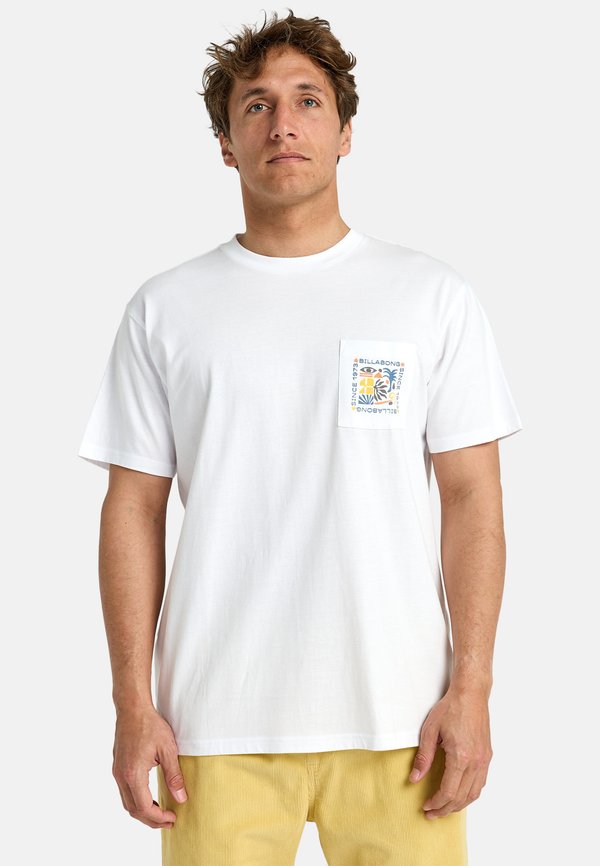 TROPPO - SHORT-SLEEVE SCREEN - Print T-shirt - wht3