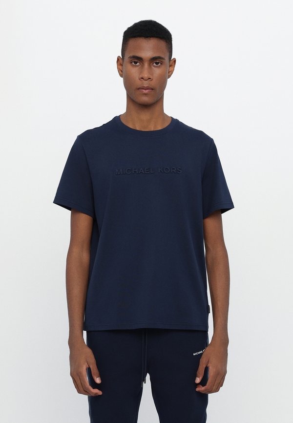 EMBOSSED LOGO TEE - Basic T-shirt - midnight