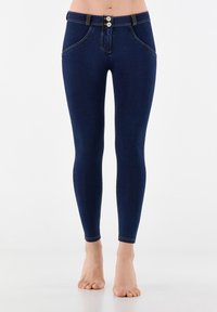 Freddy WR UP CLASSIC PUSH-UP - Vaqueros pitillo - dark jeans yellow seam