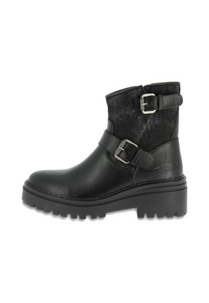 CAMDEN - Cowboy/biker ankle boot - black