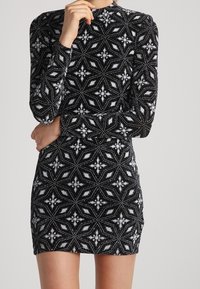 Robe Topshop Bodycon Gris Argenté - Taille 8 (M) - Occasion Très Bon état