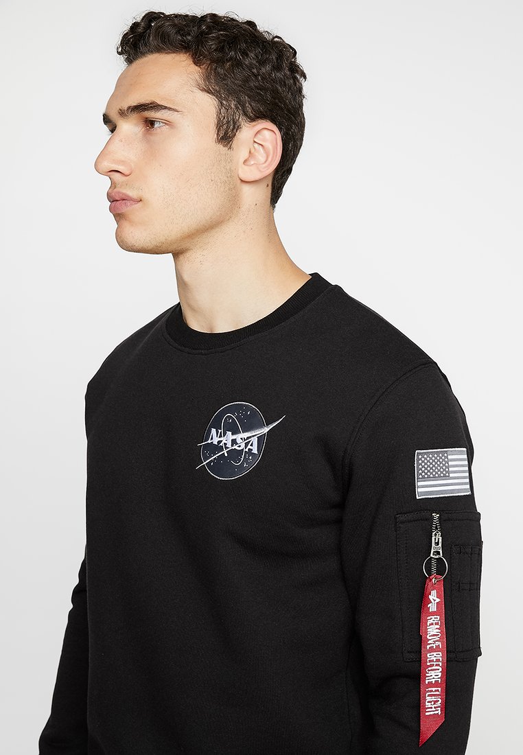Alpha Industries NASA Sweater schwarzZwart Zalando.nl Alpha Industries NASA Sweater schwarzZwart Zalando.nl