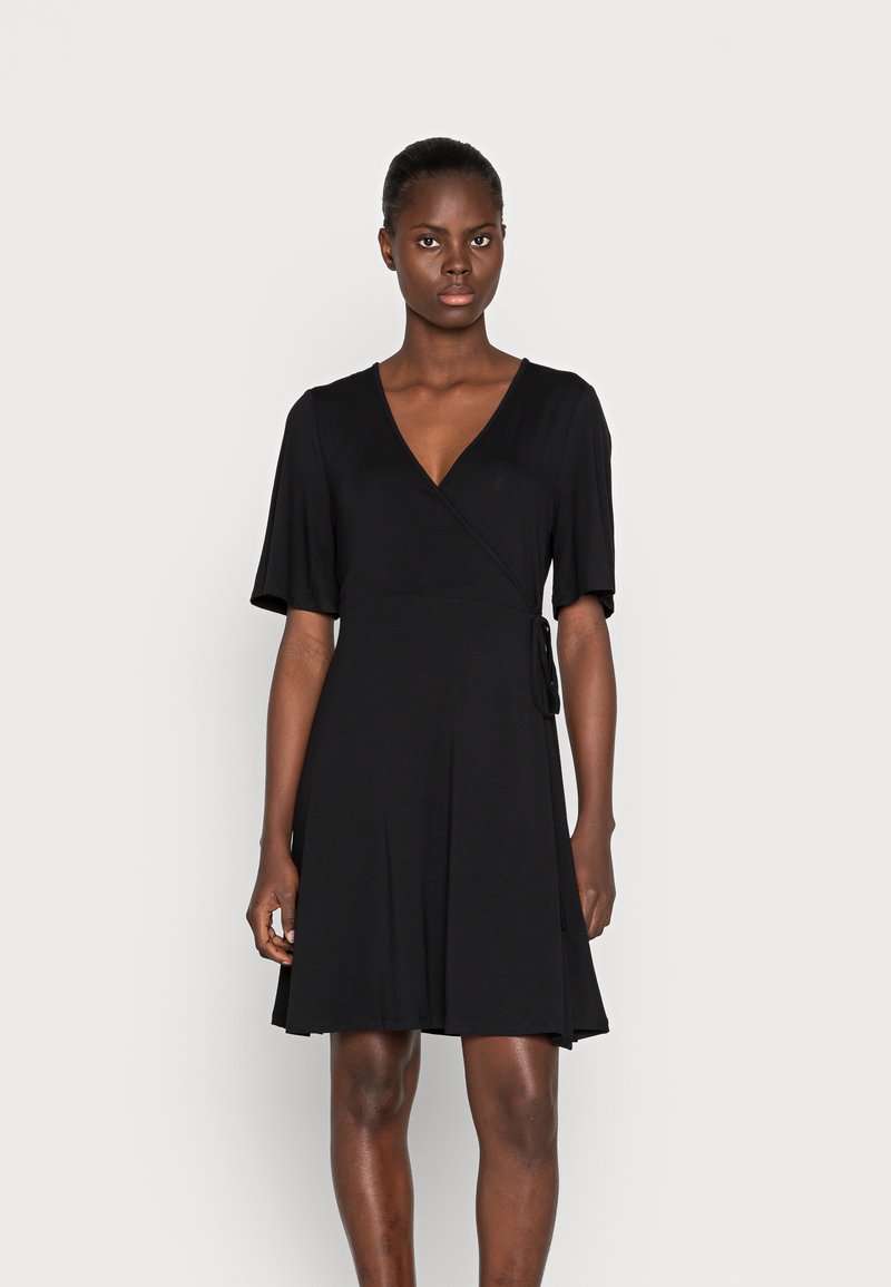 Marks & Spencer WRAP DRESS Jerseyjurk black/zwart Zalando.nl