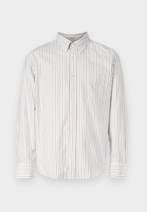 GANT 75TH ANNIVERSARY CAPSULE - REL HERITAGE OXFORD STRIPE SHIRT - Skjortebluse - eggshell