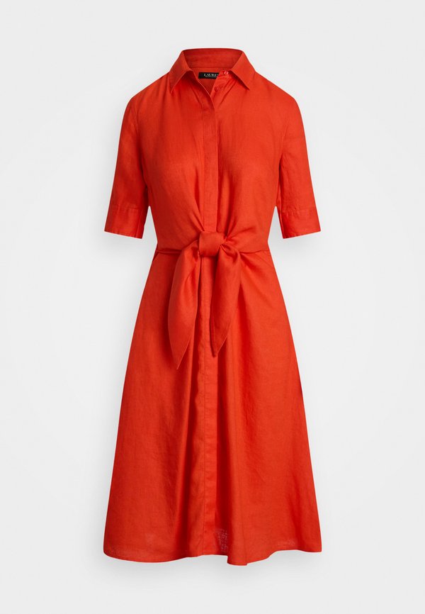 WAKANA DAY DRESS - Shirt dress - orange2