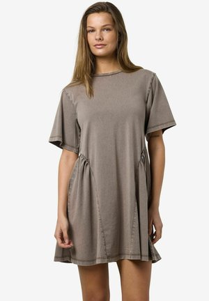 NMFILIPA SHORT DRESS - Trikoomekko - morel