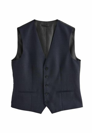 Next TEXTURED REGULAR FIT - Gilet - navy